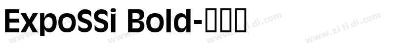 ExpoSSi Bold字体转换